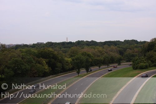 The George Washington Memorial Parkway and the Washington Monume